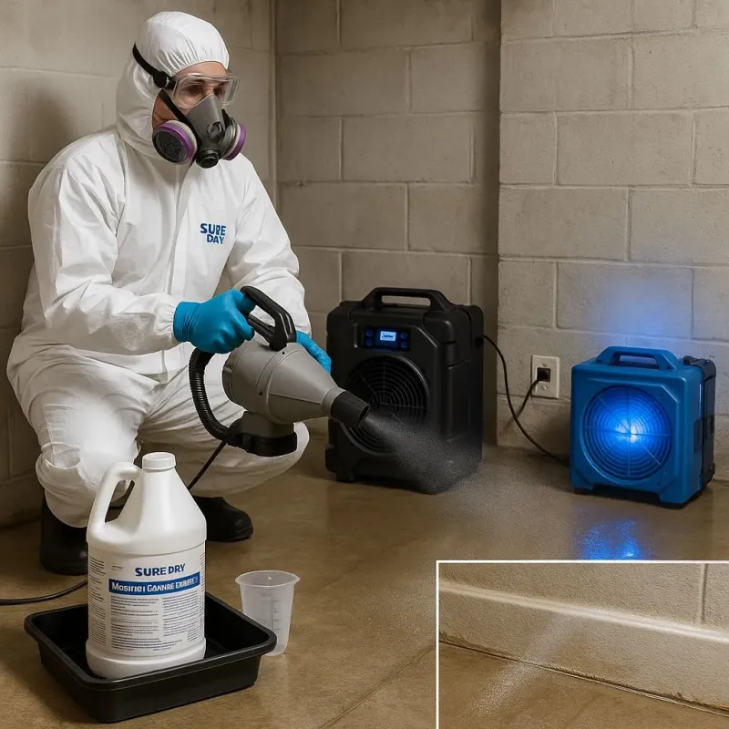 Sanitization and Odor Removal process in Green Cove Springs, FL