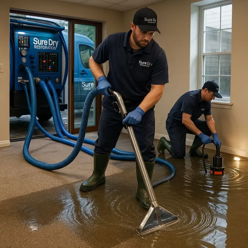 Water Extraction and Removal process in Green Cove Springs, FL